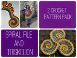 Freeform Pattern Pack - Spiral File & Triskelion