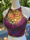 Dahlia Crochet Crop Top